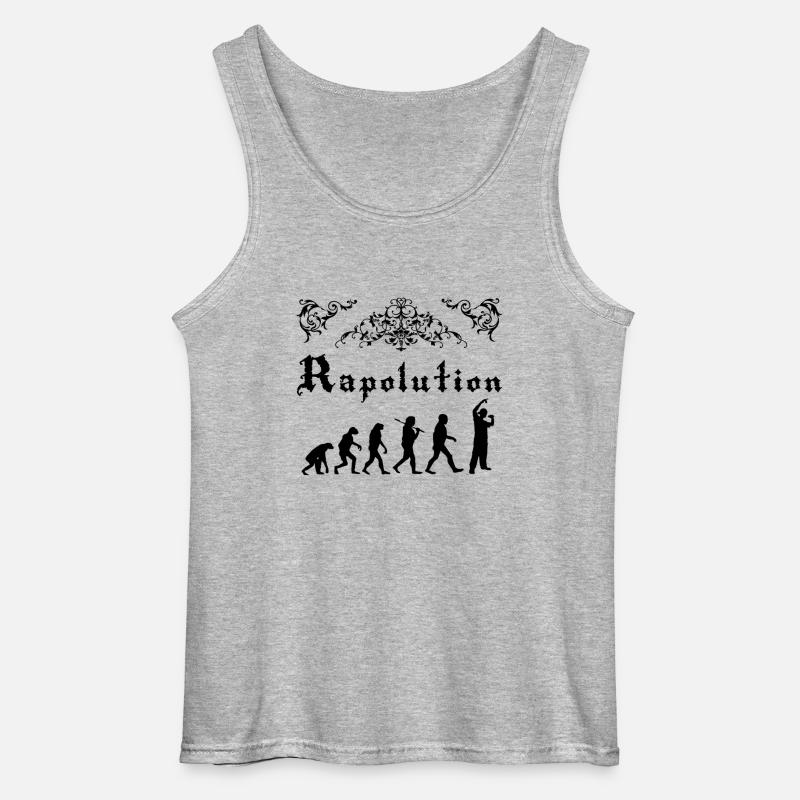 Rap Evolution - Gildan Men’s Tank Top - sports grey