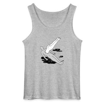 Hals über Kopf - Gildan Männer Tank Top - Grau meliert - Vorne