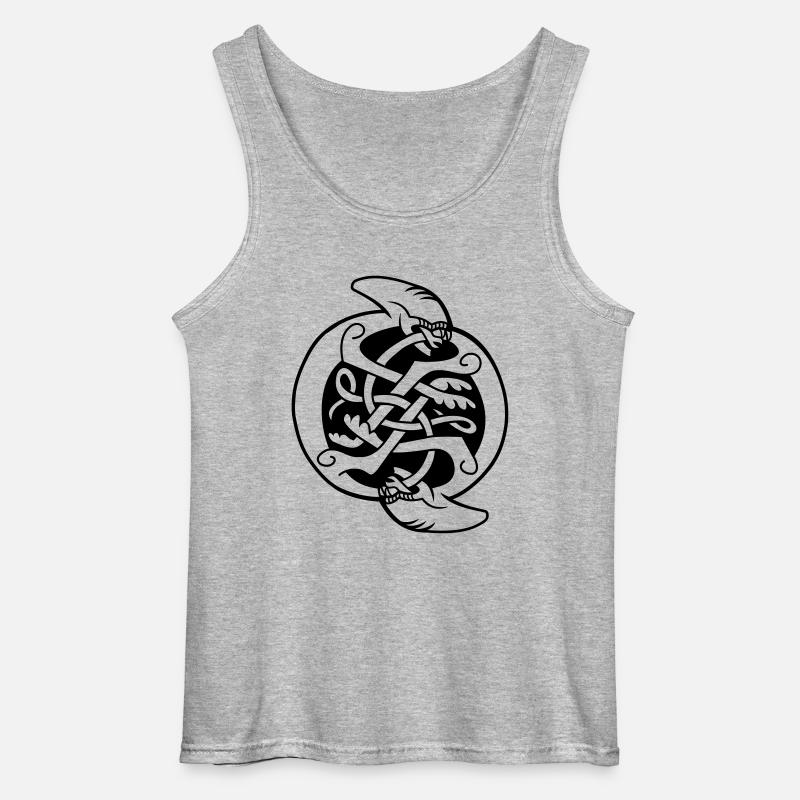 Celtic Xenomorph - Gildan Männer Tank Top - Grau meliert