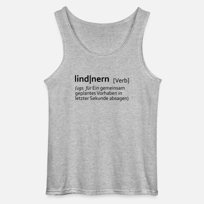 lindnern - Gildan Männer Tank Top - Grau meliert