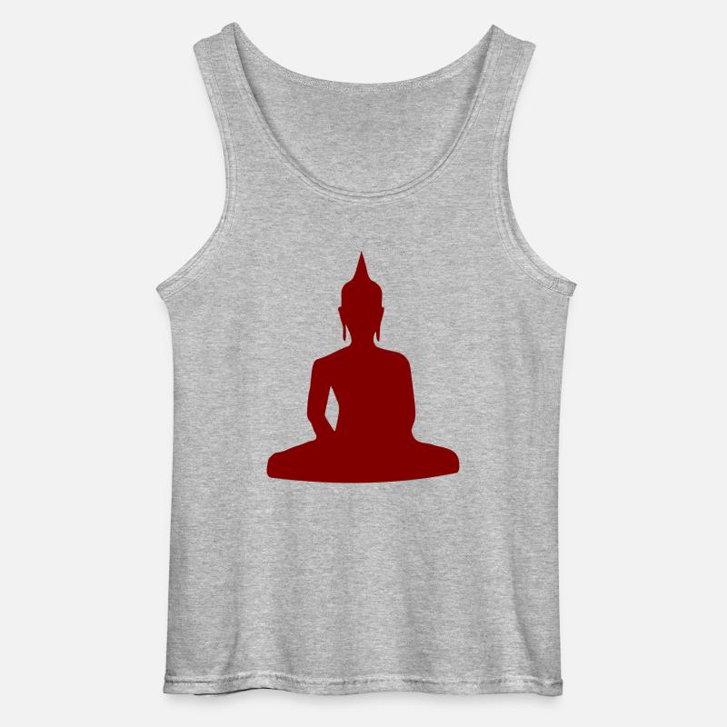 Buddhism - Gildan Men’s Tank Top - sports grey