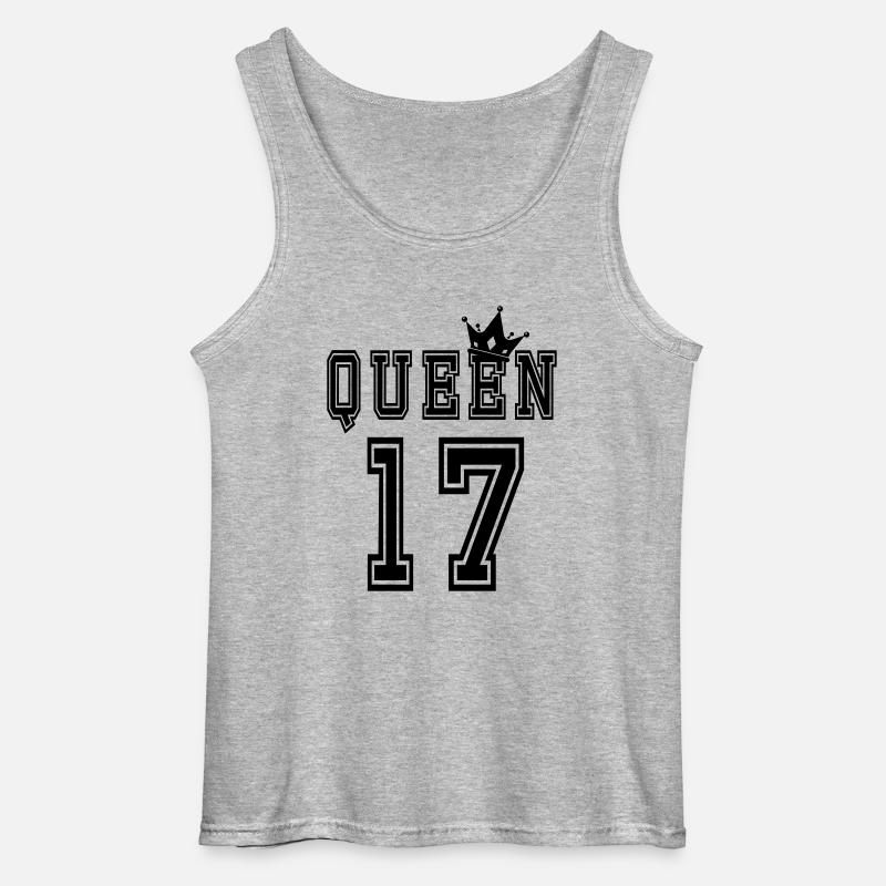 queen 17 - Gildan Männer Tank Top - Grau meliert