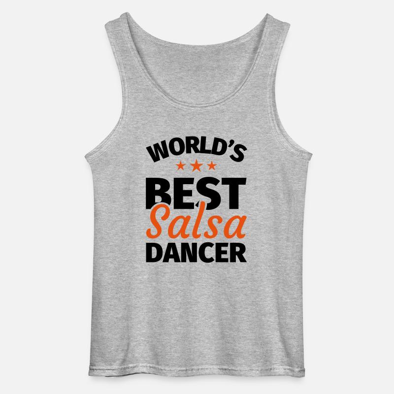Salsa - Gildan Männer Tank Top - Grau meliert