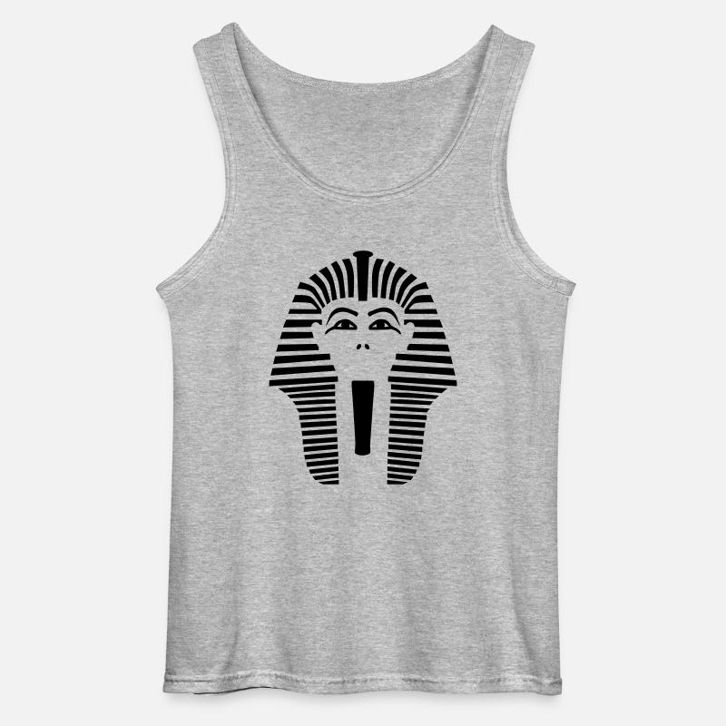 Pharao - Gildan Männer Tank Top - Grau meliert