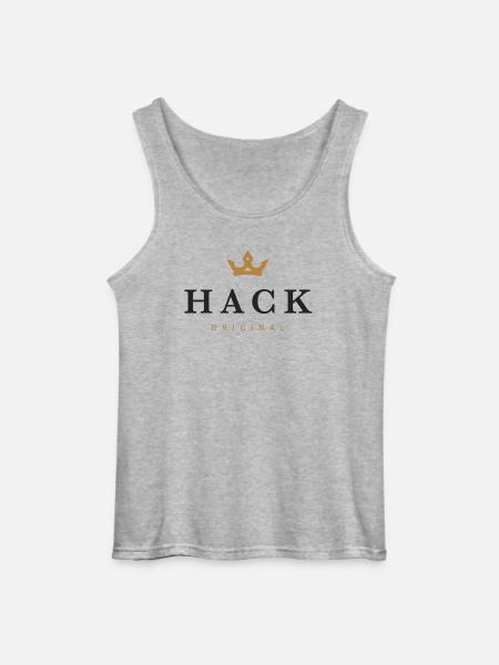 Hack Original Family Logo - Gildan Men’s Tank Top - sports grey