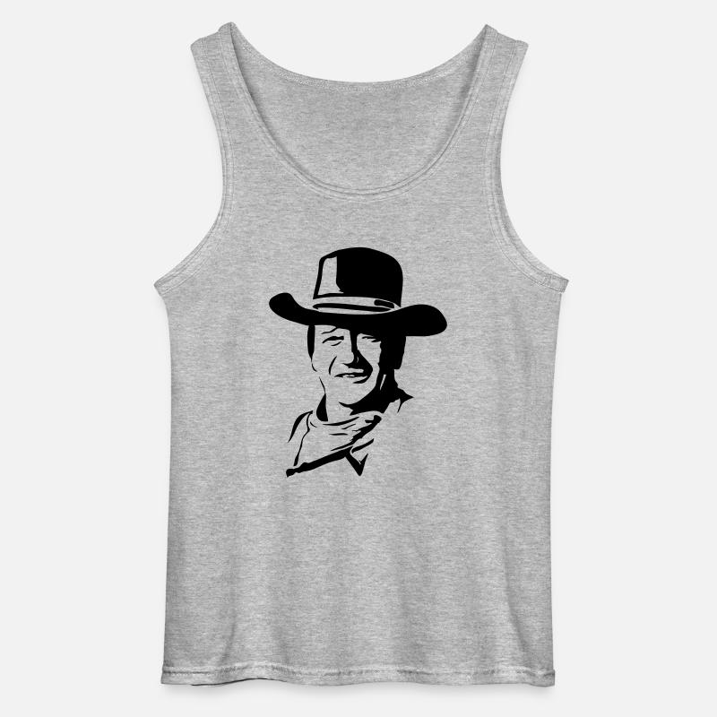 wayne - Gildan Männer Tank Top - Grau meliert
