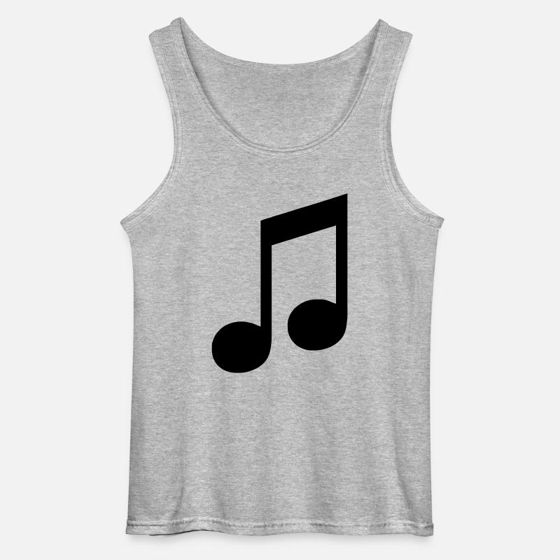 note - Gildan Männer Tank Top - Grau meliert