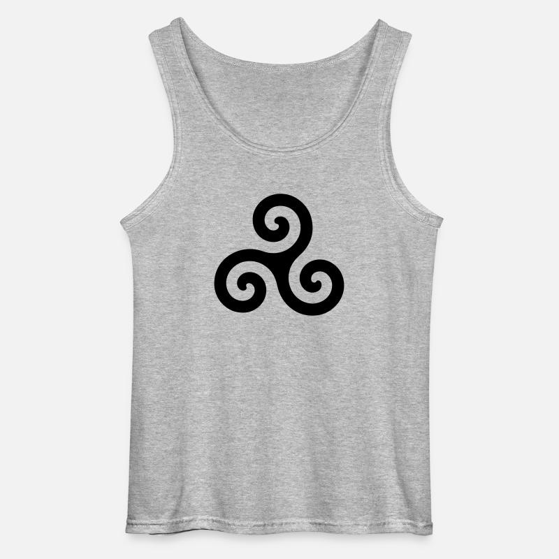 celtic symbol - Gildan Männer Tank Top - Grau meliert