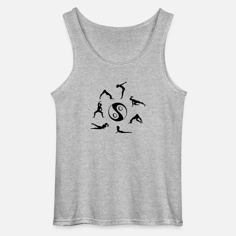 Deepwork - Gildan Männer Tank Top - Grau meliert