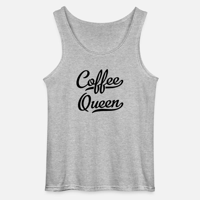 Kaffee - Gildan Männer Tank Top - Grau meliert