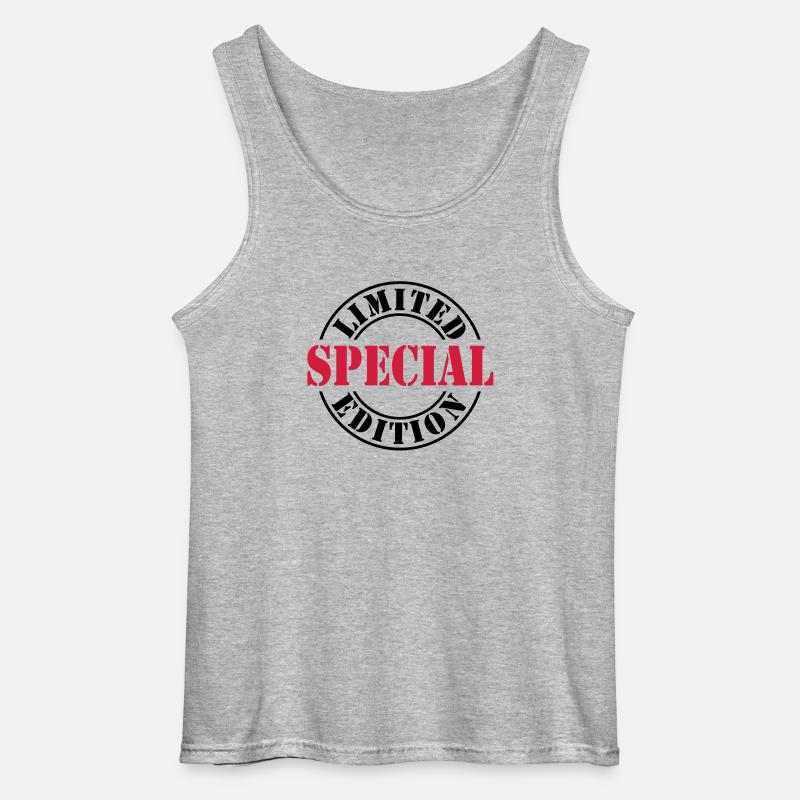 limited edition special 2ke - Gildan Männer Tank Top - Grau meliert