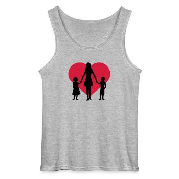 Heart 2 children - Gildan Men’s Tank Top - sports grey - Front