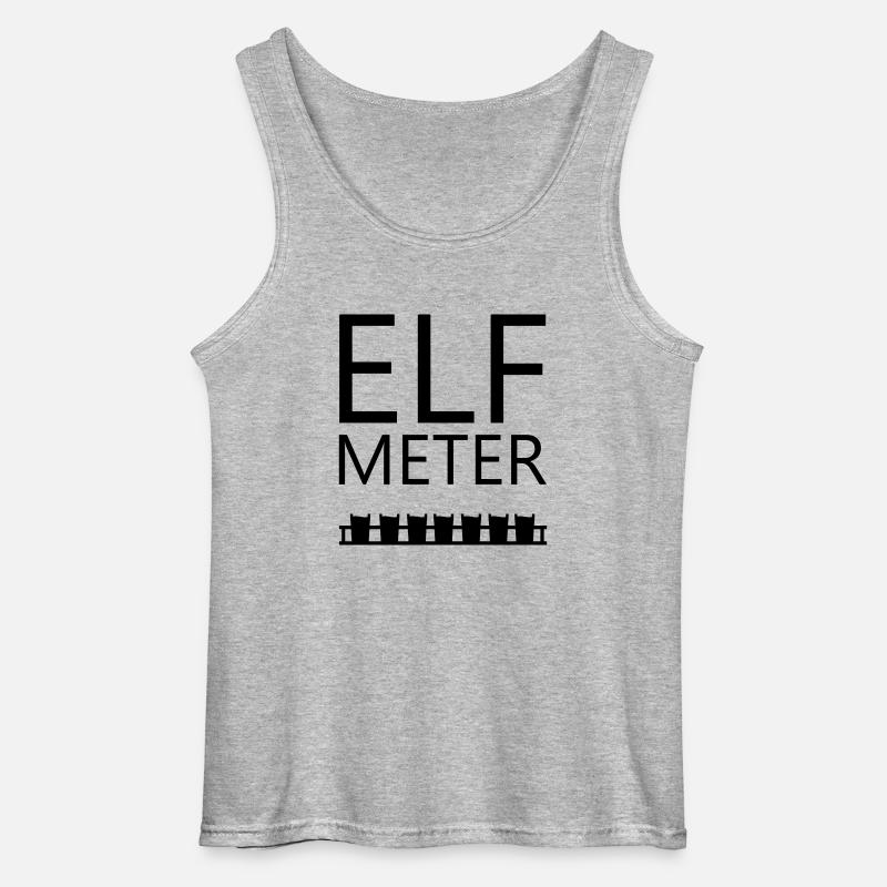Elf Meter Bier - Gildan Männer Tank Top - Grau meliert
