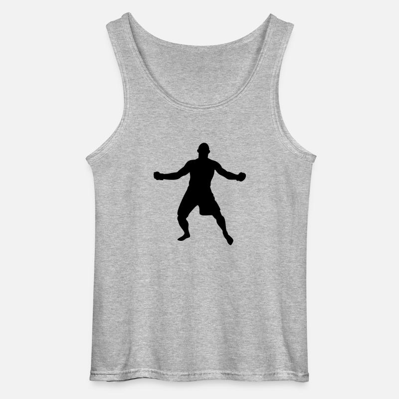 MMA # 7 - Gildan Männer Tank Top - Grau meliert