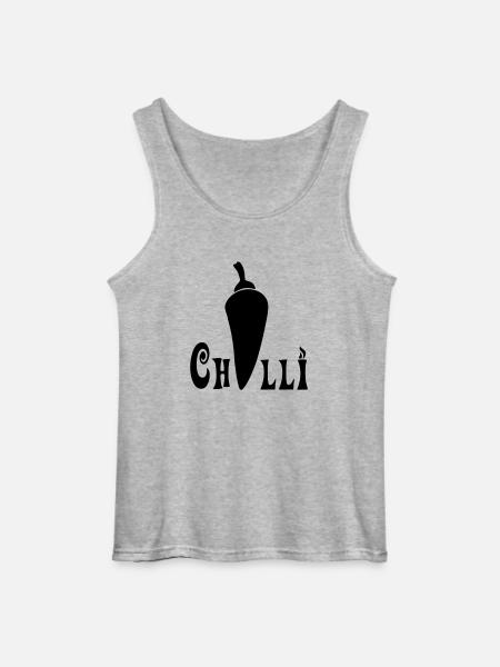Chilli - Gildan Männer Tank Top - Grau meliert