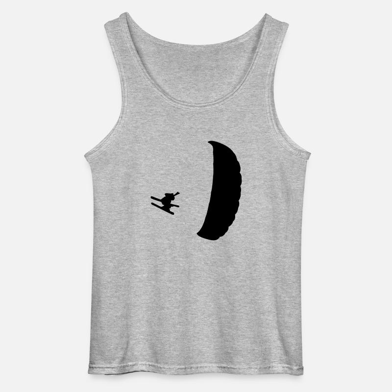 Speedflying / Speedriding /Speedgliding - Gildan Männer Tank Top - Grau meliert