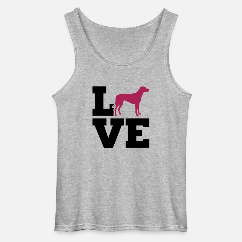 Rhodesian Ridgeback - Gildan Männer Tank Top - Grau meliert