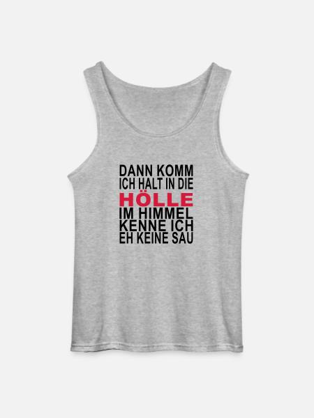 Hölle - Gildan Männer Tank Top - Grau meliert