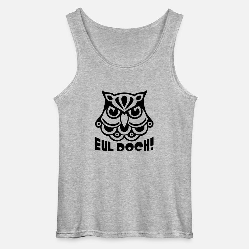 EUL DOCH! - Gildan Männer Tank Top - Grau meliert