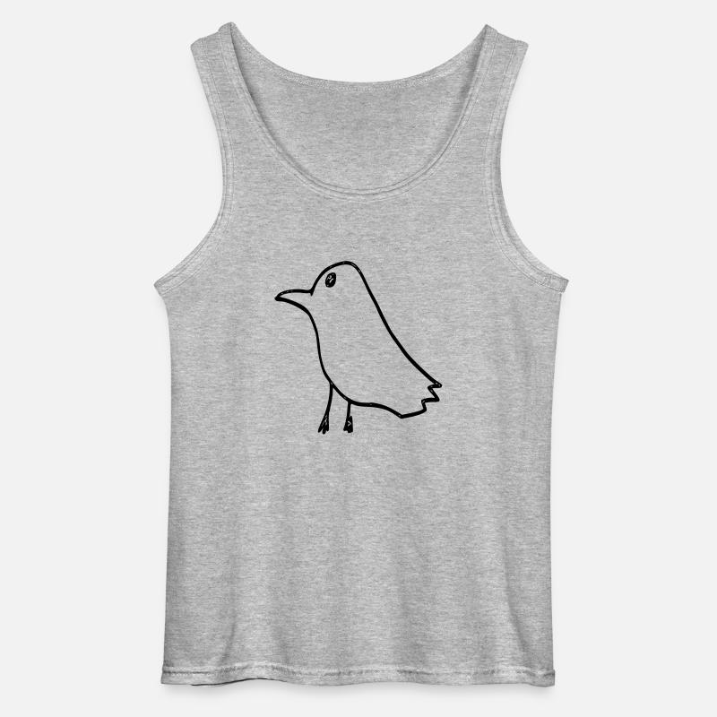 rabe - Gildan Männer Tank Top - Grau meliert