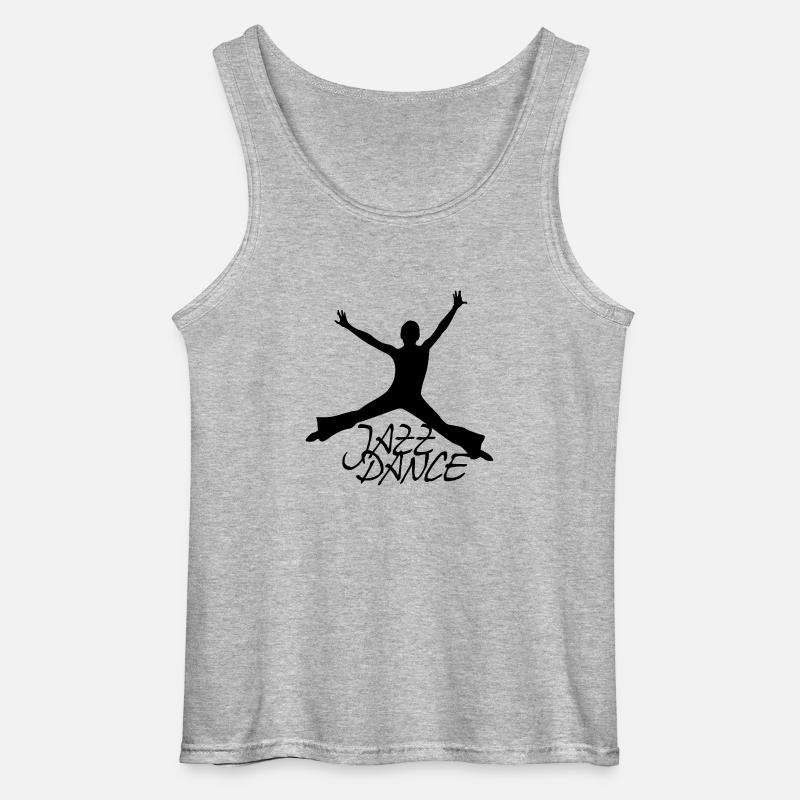 JAZZ DANCE - Gildan Männer Tank Top - Grau meliert
