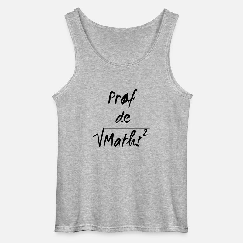 Prof de maths - Gildan Men’s Tank Top - sports grey