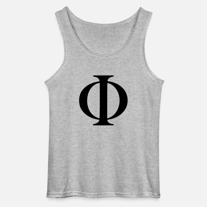 phi - Gildan Männer Tank Top - Grau meliert