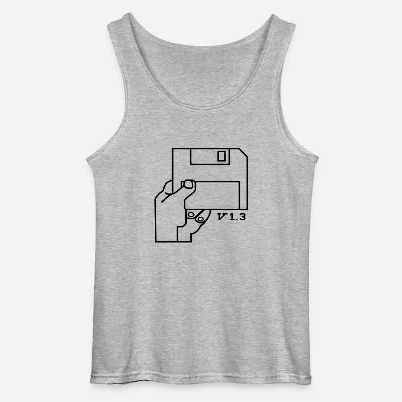 Amiga Workbench Disk - Gildan Men’s Tank Top - sports grey