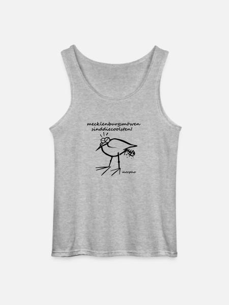Möwe - Gildan Männer Tank Top - Grau meliert