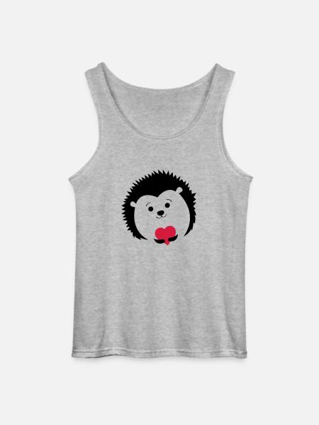 suesser_igel - Débardeur Gildan Homme - gris chiné