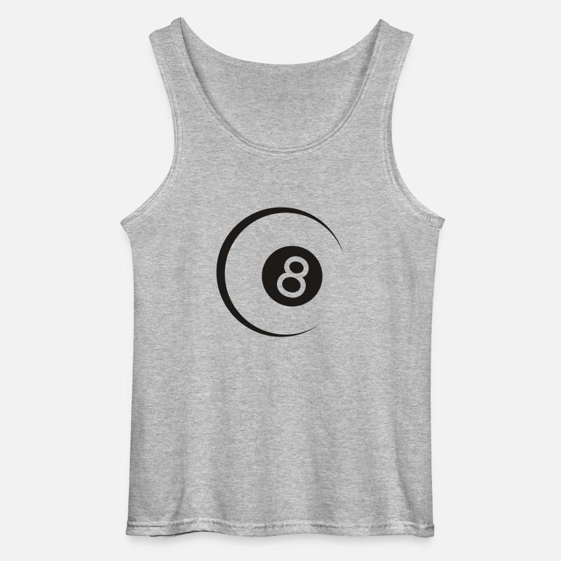 8ball - Gildan Männer Tank Top - Grau meliert