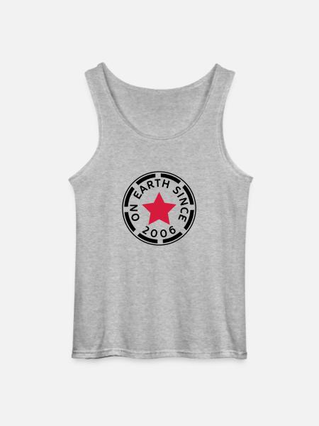 on earth since 2006 (uk) - Gildan Men’s Tank Top - sports grey
