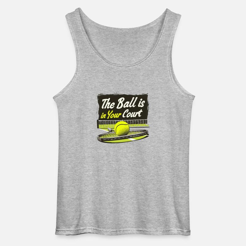 Sie sind am Zug - Gildan Männer Tank Top - Grau meliert