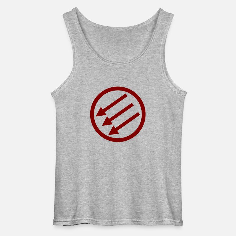 Järnfronten / Eiserne Front / Iron Front - Gildan Men’s Tank Top - sports grey