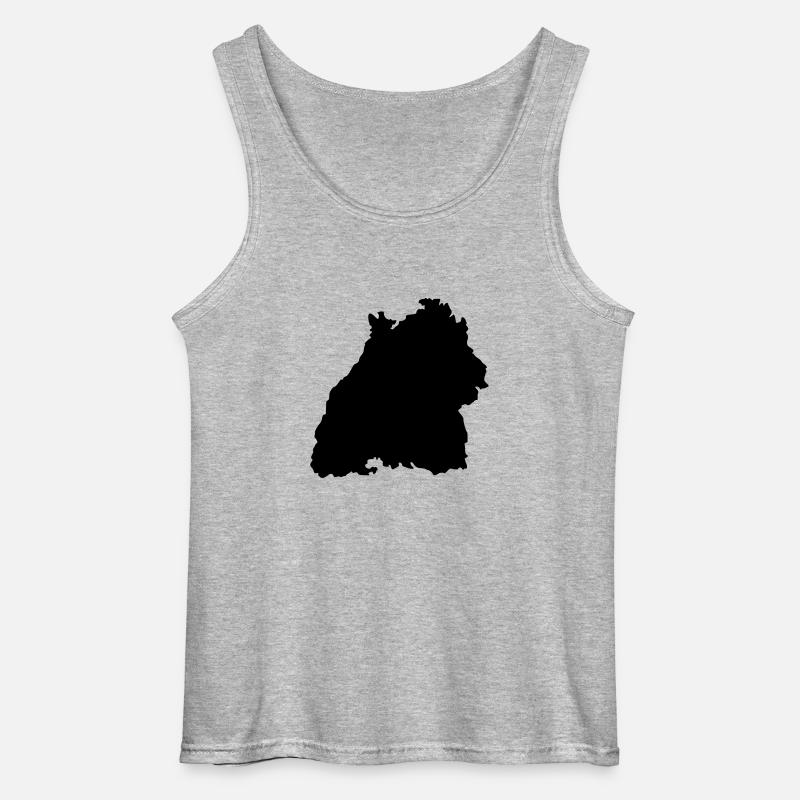 Baden Württemberg - Gildan Männer Tank Top - Grau meliert