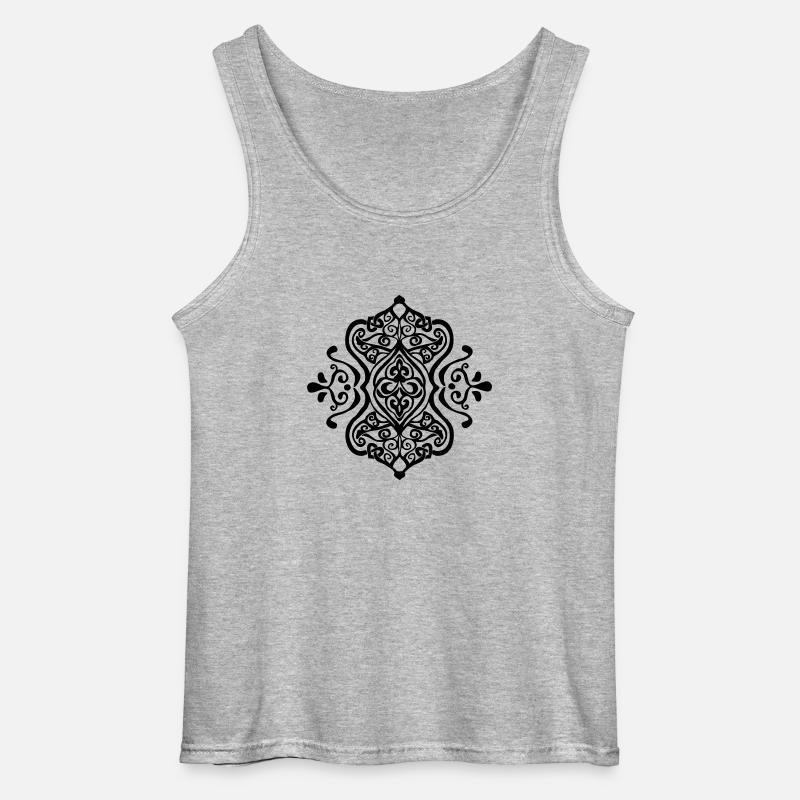 Ornament - Gildan Männer Tank Top - Grau meliert