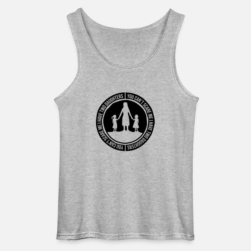 I have two daughters - Gildan Men’s Tank Top - sports grey