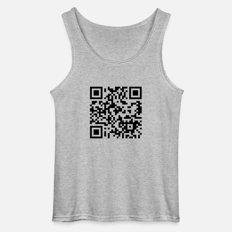 barcode3d - Gildan Männer Tank Top - Grau meliert