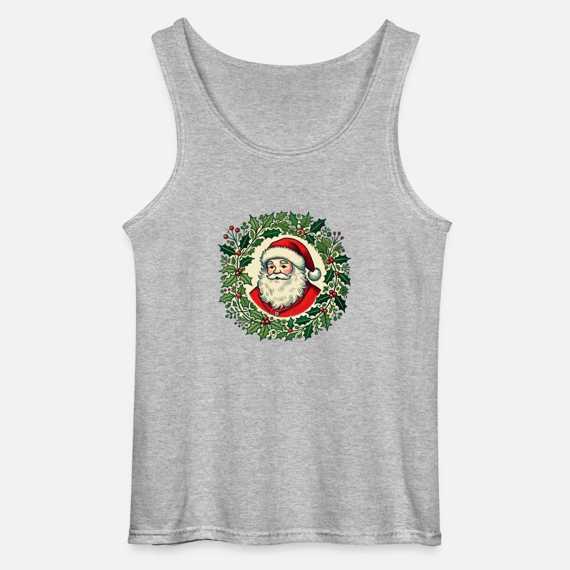 Weihnachtsmann - Gildan Männer Tank Top - Grau meliert
