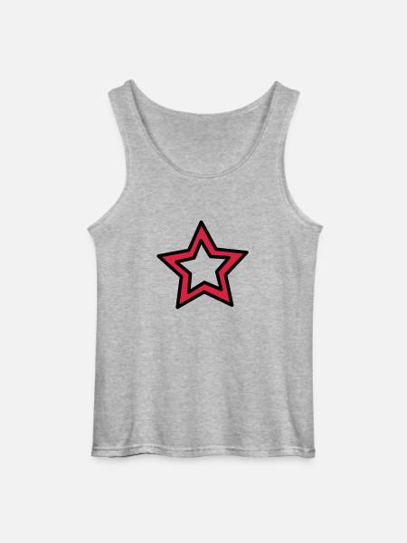 Double Star - Gildan Men’s Tank Top - sports grey