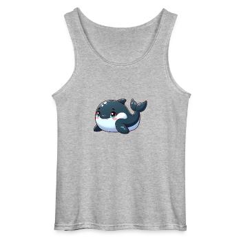 orque - Débardeur Gildan Homme - gris chiné - Devant