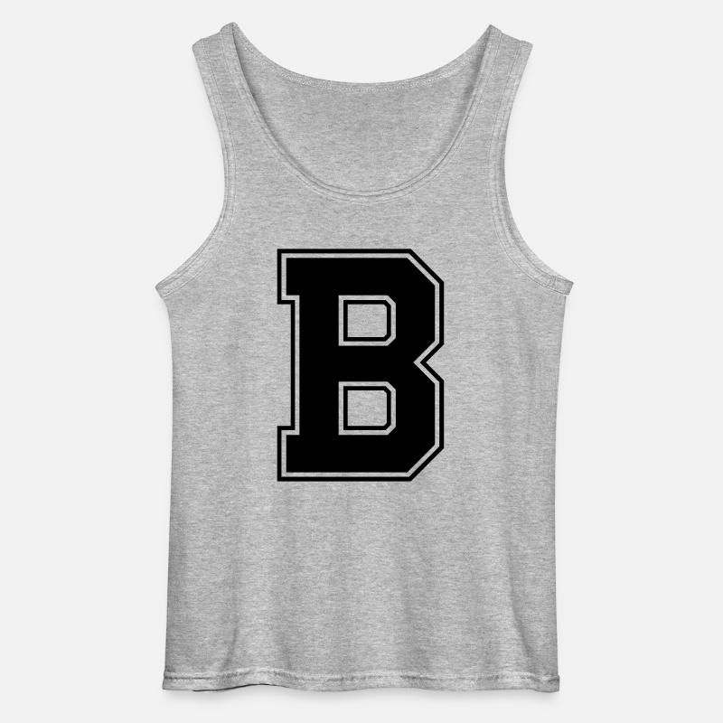 b - Gildan Männer Tank Top - Grau meliert