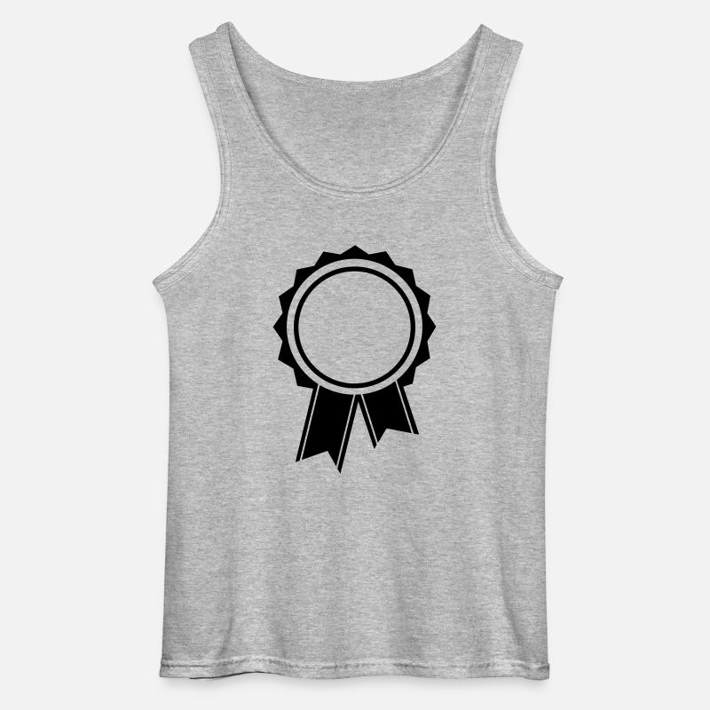 abzeichen - Gildan Männer Tank Top - Grau meliert