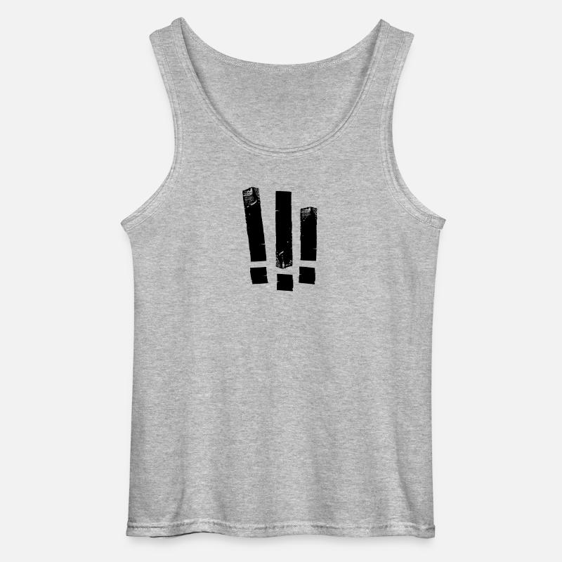 Drei !!! - Gildan Männer Tank Top - Grau meliert
