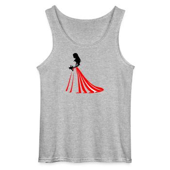 Bride - Gildan Men’s Tank Top - sports grey - Front