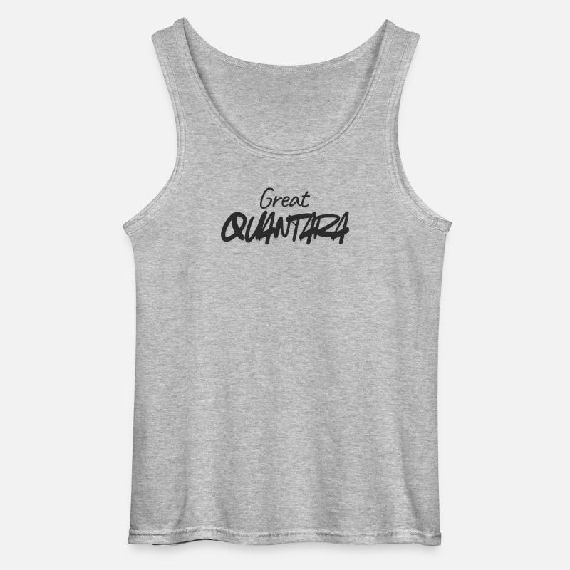 Great Quantity Graffiti Script - Gildan Men’s Tank Top - sports grey