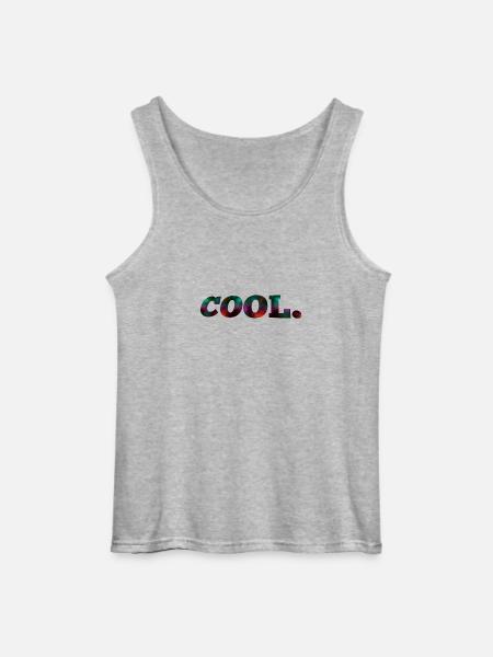 cool. - Gildan Men’s Tank Top - sports grey