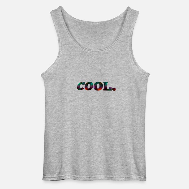 cool. - Gildan Men’s Tank Top - sports grey