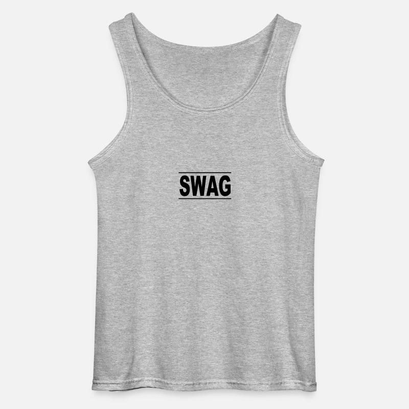 SWAG - Gildan Männer Tank Top - Grau meliert
