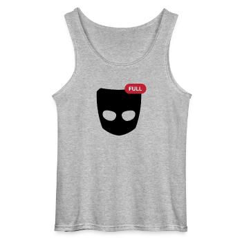 Gay Grindr Full Man - Gildan Men’s Tank Top - sports grey - Front